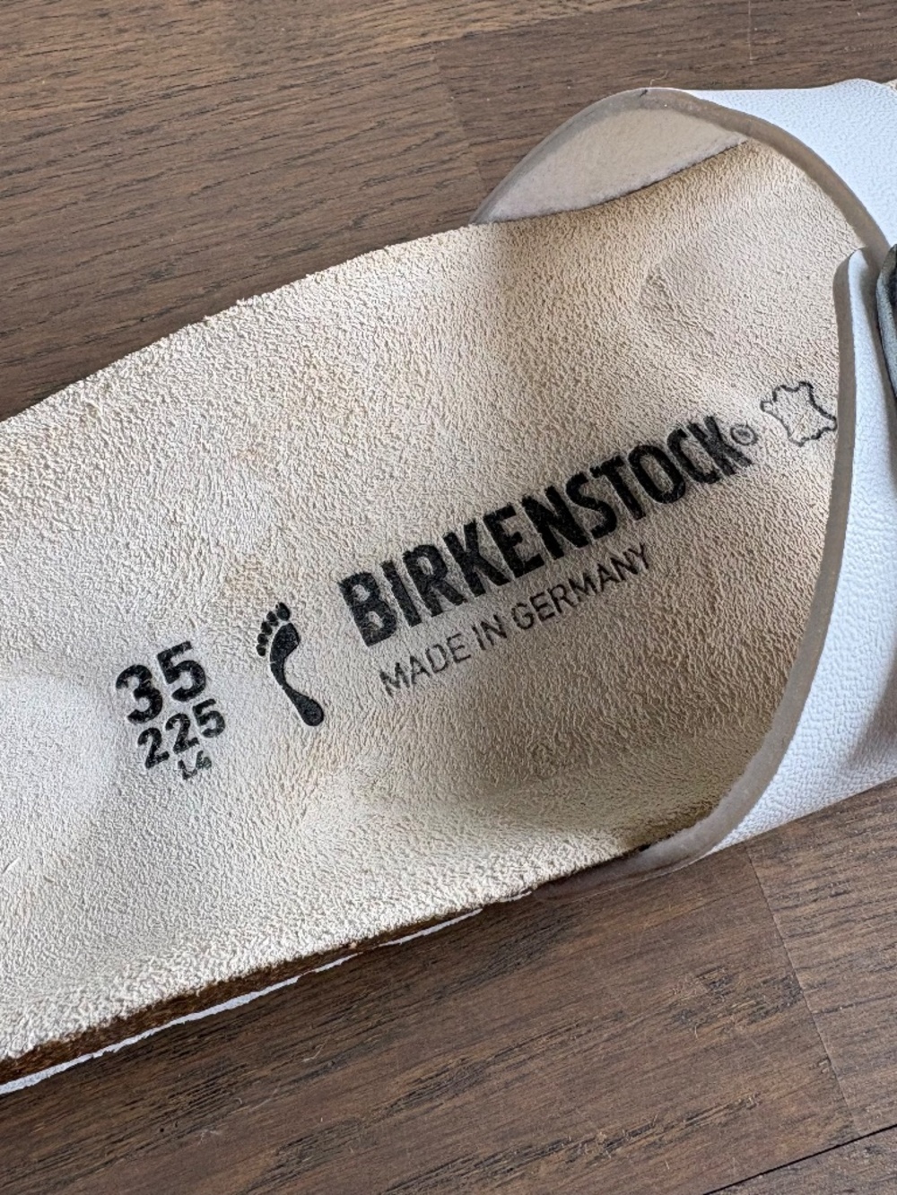 Birkenstock Madrid White Slide Size EU 35 - Picture 14 of 16